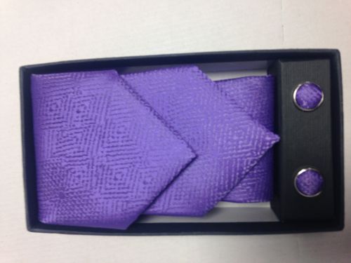 conjunto corbata, pañuelo, gemelos